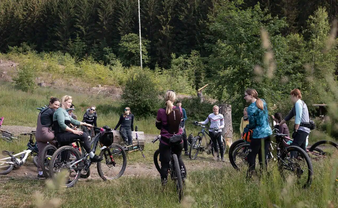 Harz-BnB Werkmeister - Ladies-Only-Bikepark-Wochenende im Racepark Schulenberg - Die Teilnehmerinnen