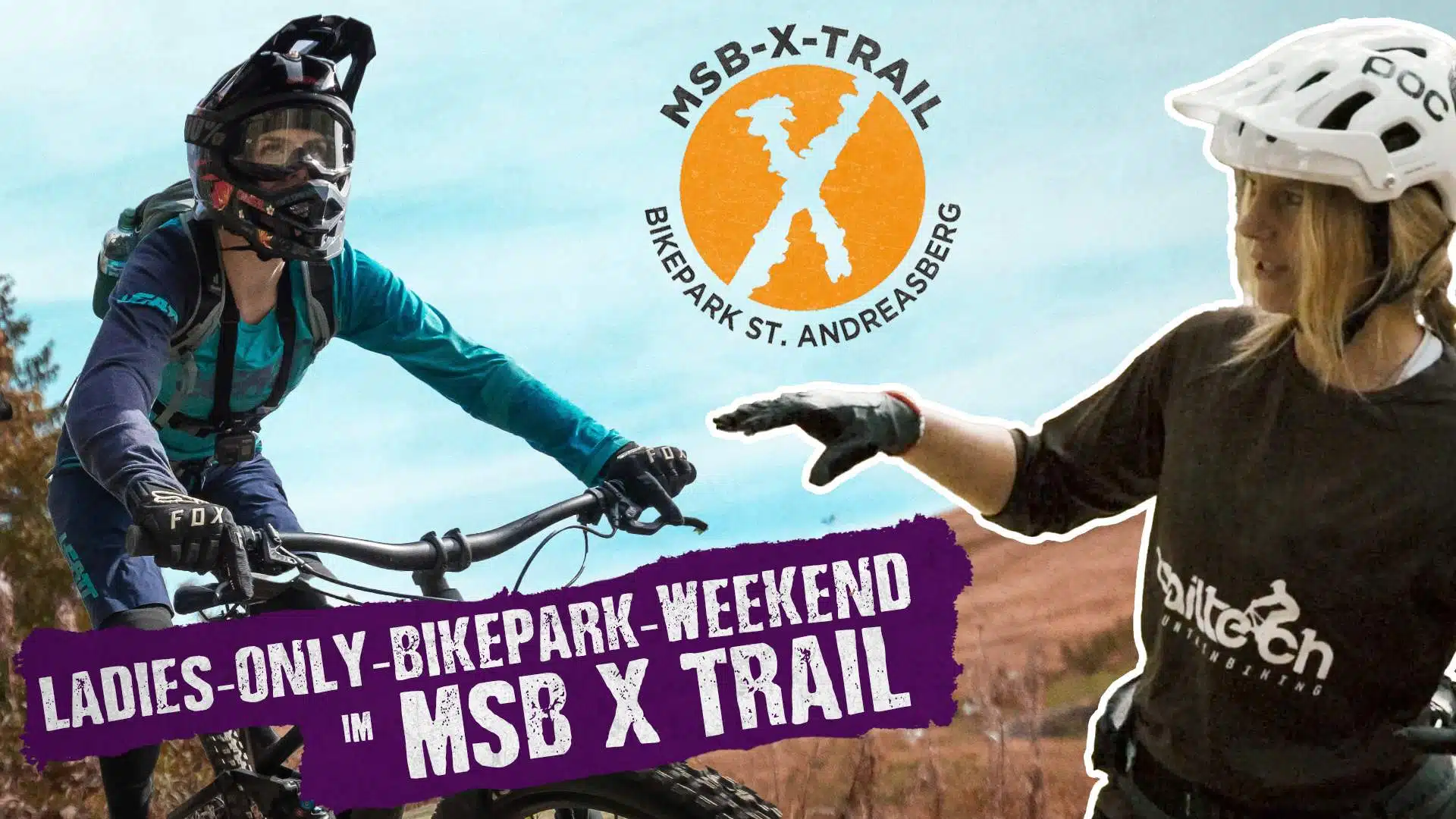 Harz-BnB Werkmeister - Blog-Titelbild - Event-Recap Ladies-Only-Bikepark-Wochenende im MSB X Trail-Bikepark