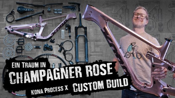 Kona Process X Custom Build Mountainbike- und Outdoor-Sport-Unterkunft Harz-BnB Werkmeister - Blog-Titelbild - Ein Traum in Champagner Rosé - Kona Process X Custom Build