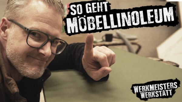 Blog-Titelbild – So geht Möbellinoleum – wir beschichten eine Tischplatte aus Birke-Multiplex mit dem Premium-Belag! Harz-BnB Werkmeister - Blog-Titelbild - So geht Möbellinoleum - wir beschichten eine Tischplatte aus Birke-Multiplex mit dem Premium-Belag!